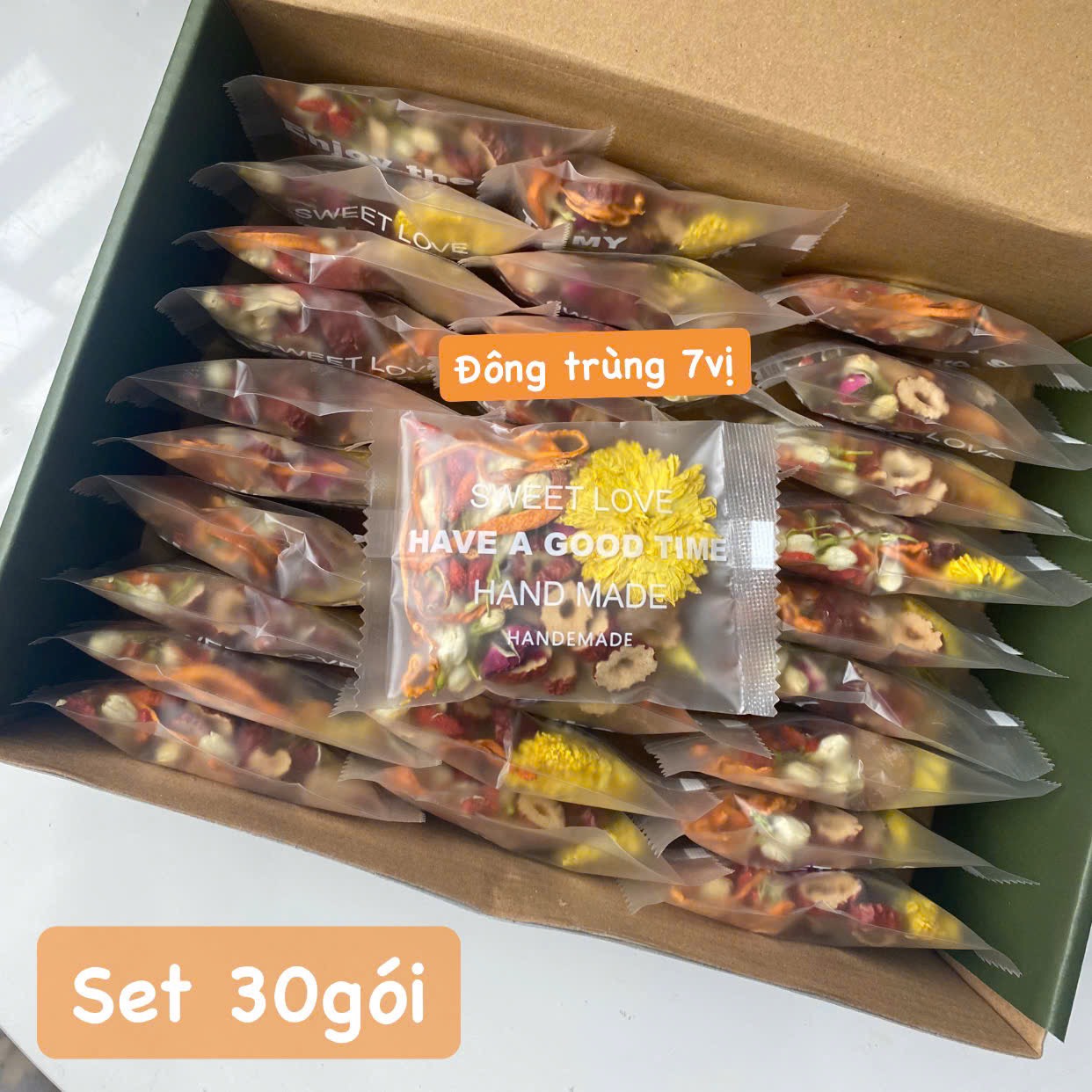 Trà đông trùng 7 vị